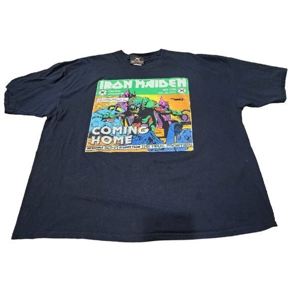 IRON MAIDEN The Final Frontier‎ 2011 Coming Home Band Tee Shirt Size 3XL - Picture 1 of 9